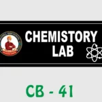 Wall Name Plate - Chemistory Lab