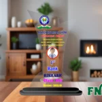 Customised Printed Trophy - FNT33