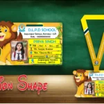 Lion Shape Acrylic ID Card