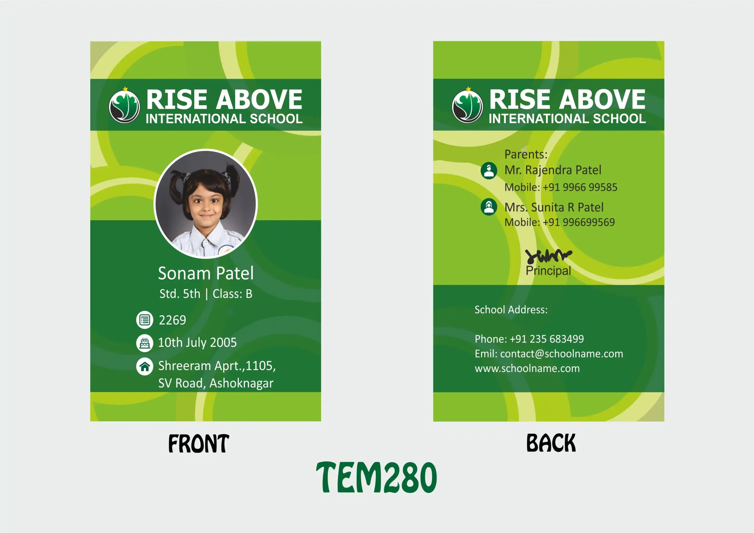 TEM-280 ID Card - TEM280 - Image 1