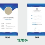 ID Card - TEM074